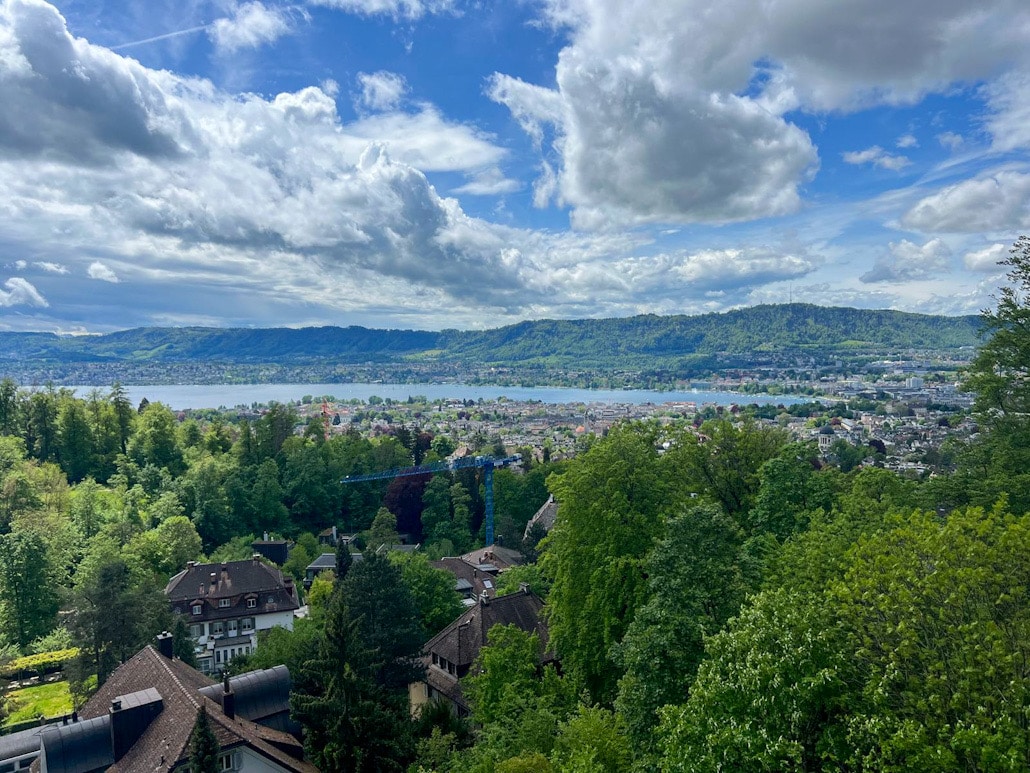 Traumhafter Blick über den Zürichsee