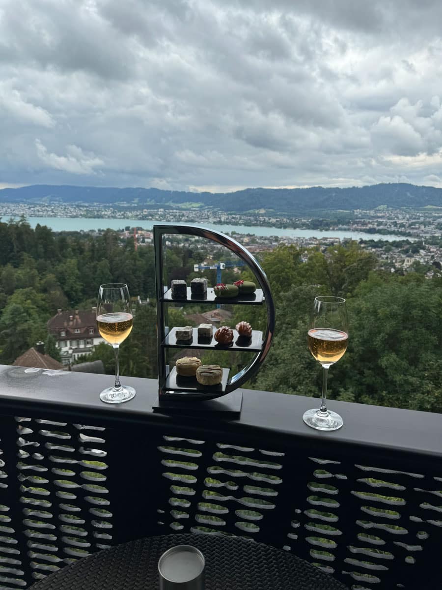 Genuss auf dem Balkon