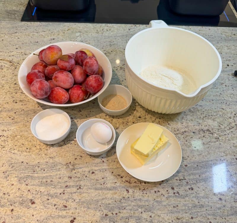 Zutaten Pflaumenkuchen
