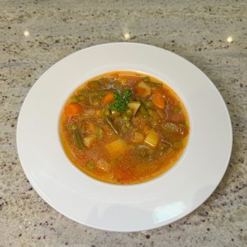 Delicious healthy vegetable soup