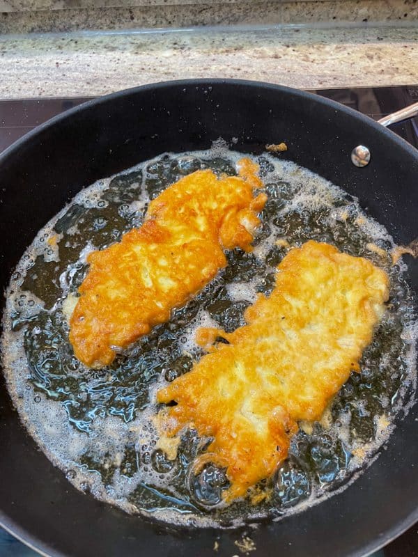 Schnitzel ausbacken