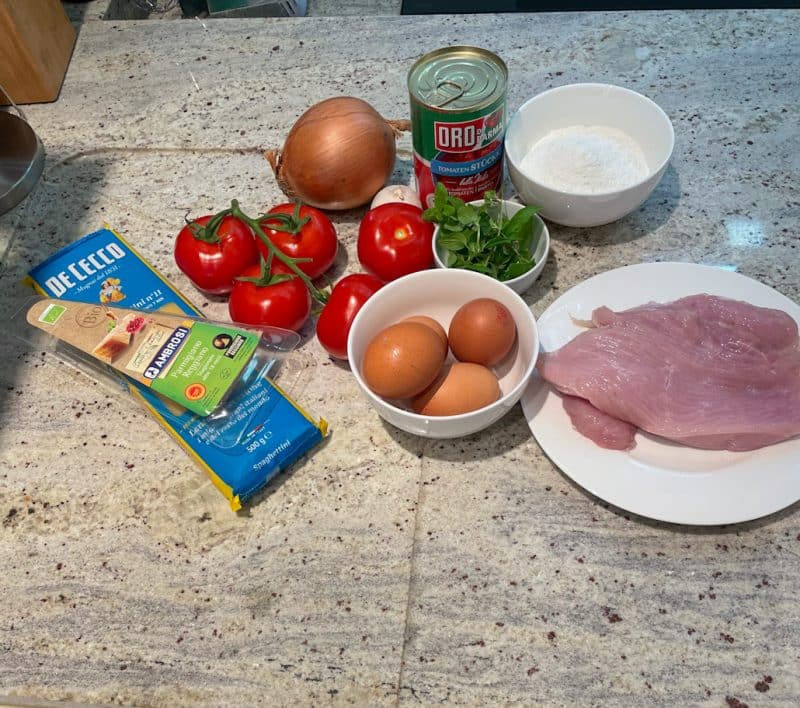 Zutaten Piccata Milanese
