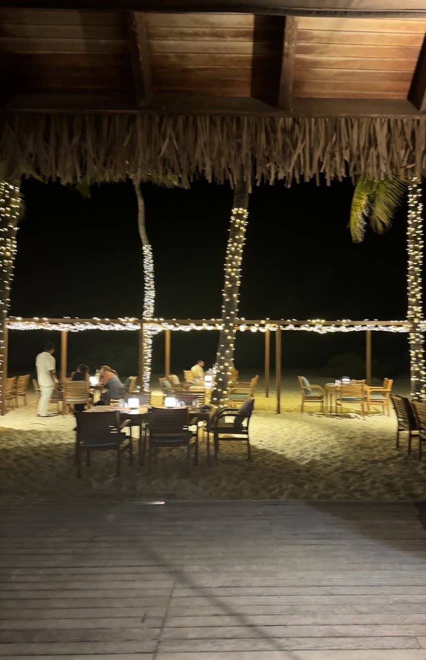 Restaurant Ocean grill JA Manafaru Malediven