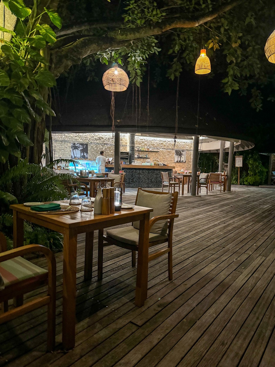 Restaurant Andiamo Ja Manafaru Malediven