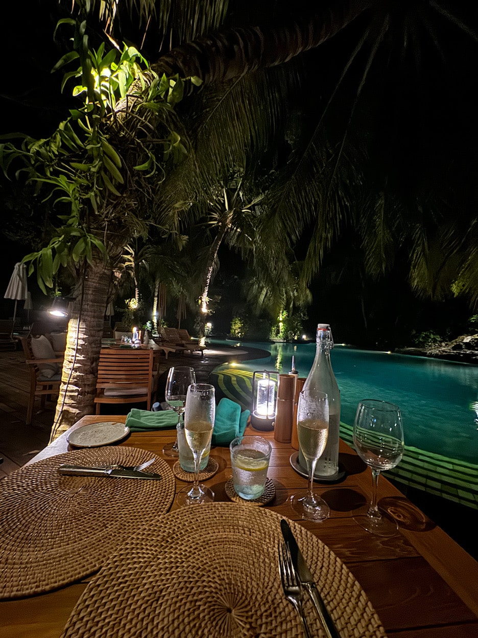 Restaurant Andiamo Ja Manafaru Malediven