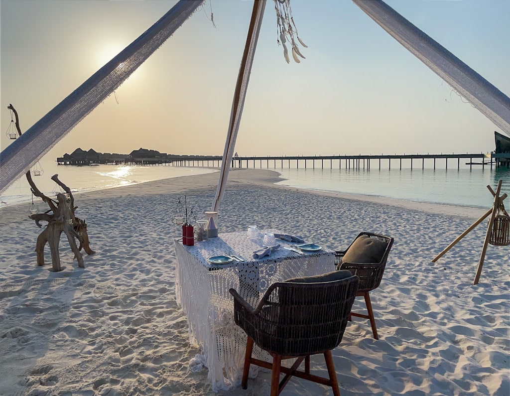 Das romantische Sanddünen-Barbecue