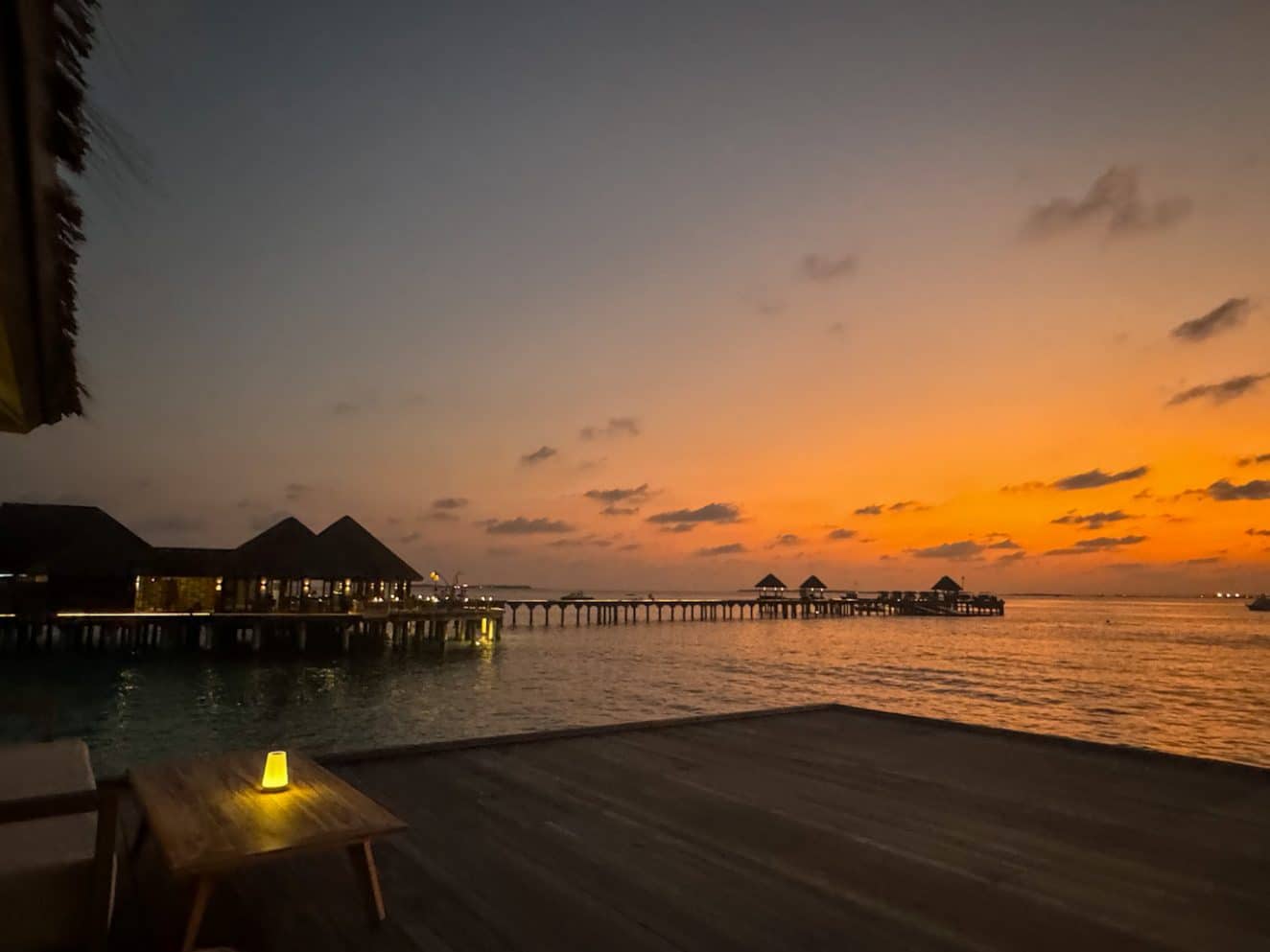 Sonnenuntergang JA Manfaru Malediven