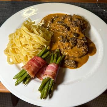 Rinderfilet an Morchelrahmsauce