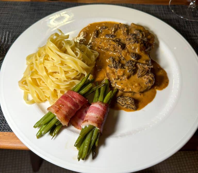 Rinderfilet an Morchelrahmsauce