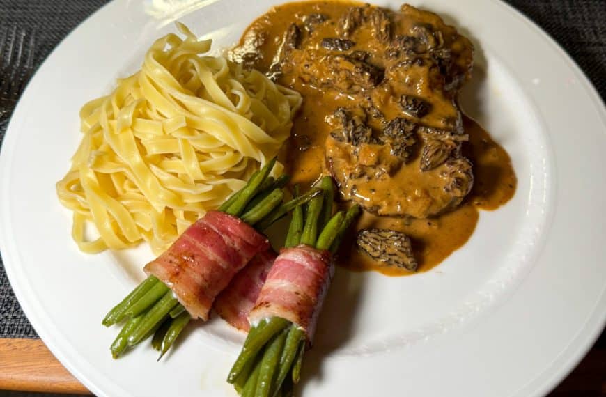 Rinderfilet an Morchelrahmsauce