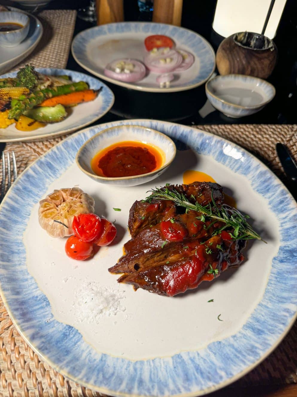 Restaurant Ocean grill JA Manafaru Malediven