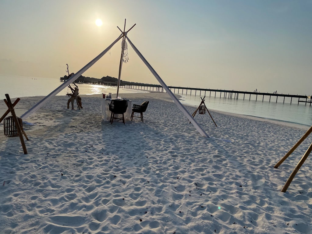 Das romantische Sanddünen-Barbecue