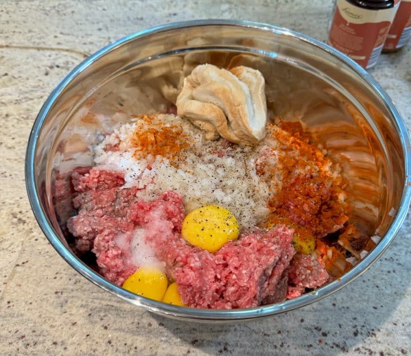 Hackfleischmasse Hackbraten