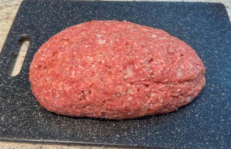 Hackbraten formen