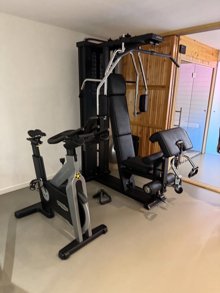 Fitness & Sauna – Möglichkeit zur Bewegung