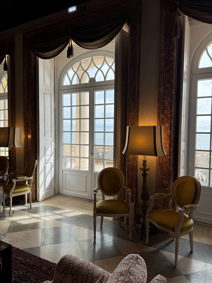 HOTEL ESTORIL VINTAGE Portugal . Die Lobby .hotel and foodlover ,hotelandfoodlover,sandra eigen