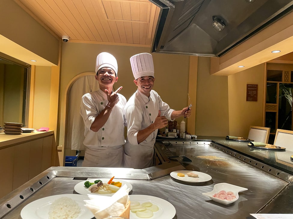 HONZEN Japanisches und Teppanyaki Restaurant AYANA Bali .hotelandfoodlover,sandraeigen