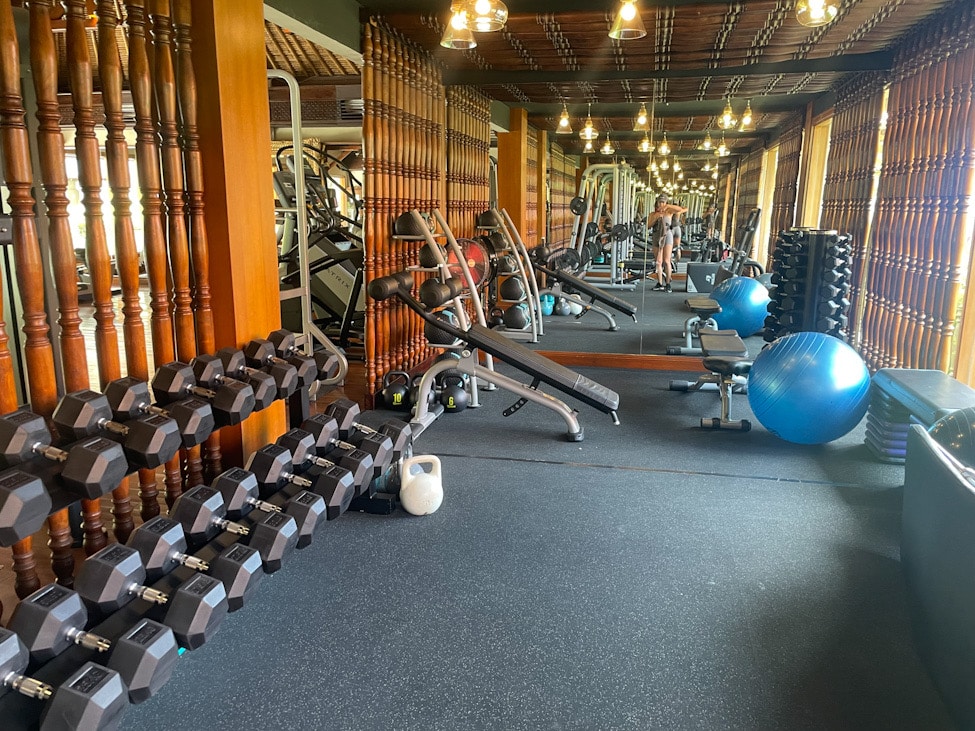 Das AYANA GYM BALI:hotelandfoodlover,sandra eigen