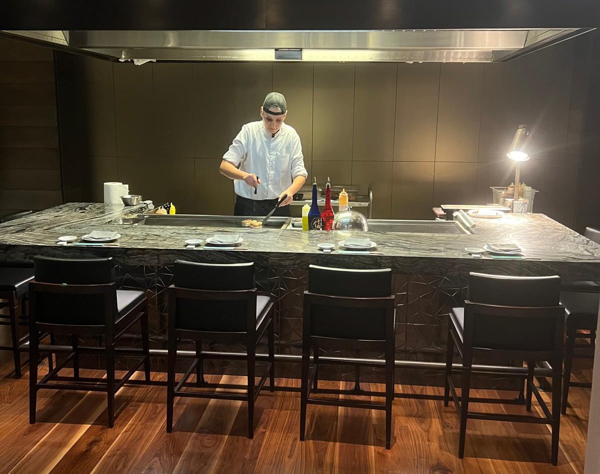 Teppanyaki-Kochstation im Matsuhisa Limassol