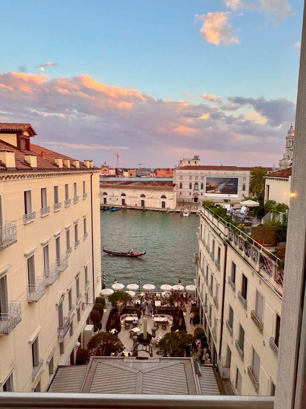 Aussicht aus dem Zimmer des The St. Regis Venice auf den Canal Grande
